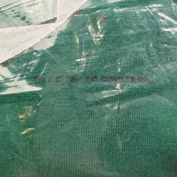 DC Comics Vintage T-Shirt Green Lantern Graphitti 1990s XXL NOS Sealed - Picture 6 of 8